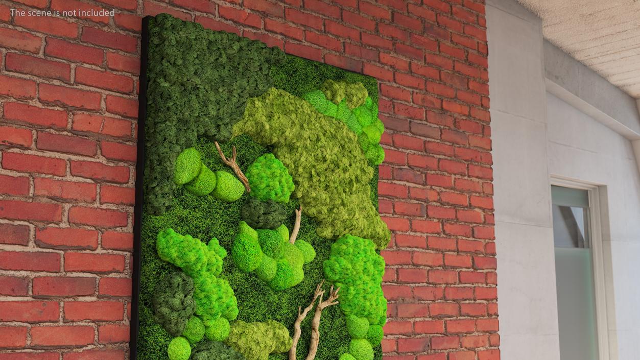 3D model Decorative Moss Wall