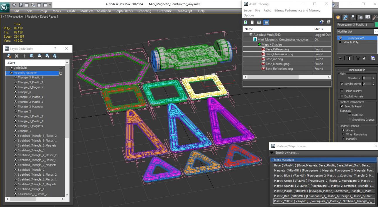 3D model Mini Magnetic Constructor