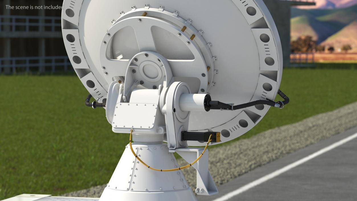 3D model NOAA NOXP Mobile Polarimetric Radar