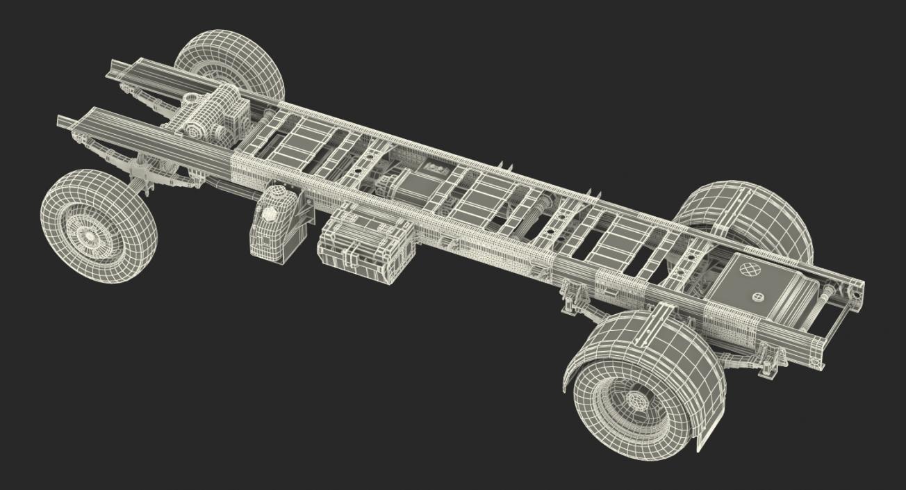 Truck Frame Chassis 3D model