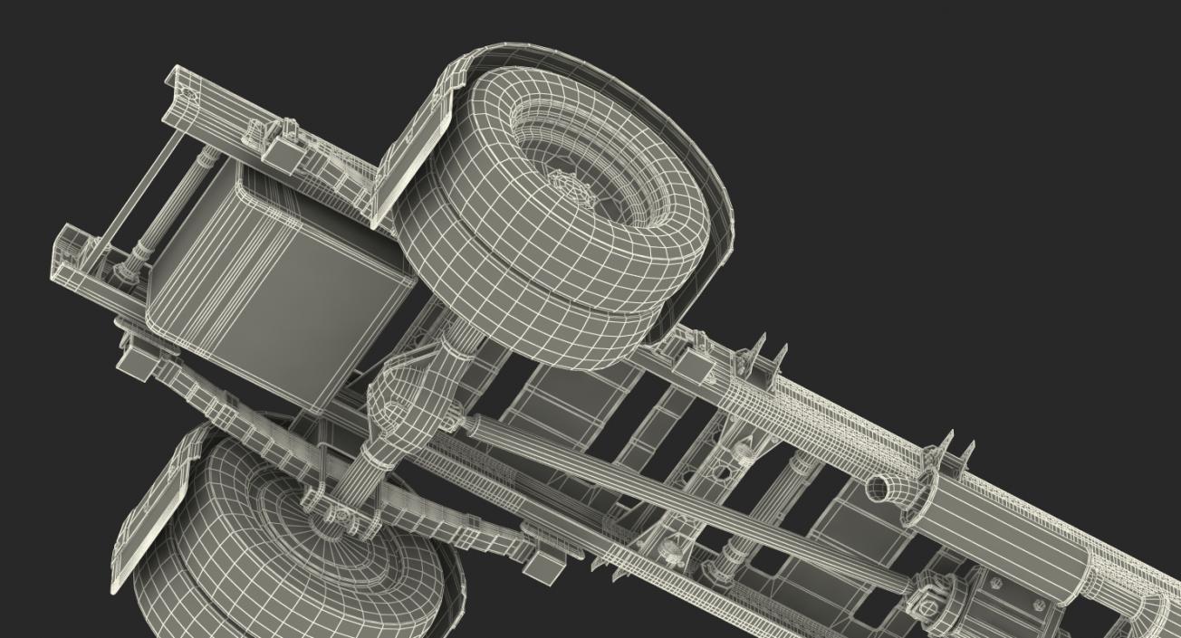 Truck Frame Chassis 3D model