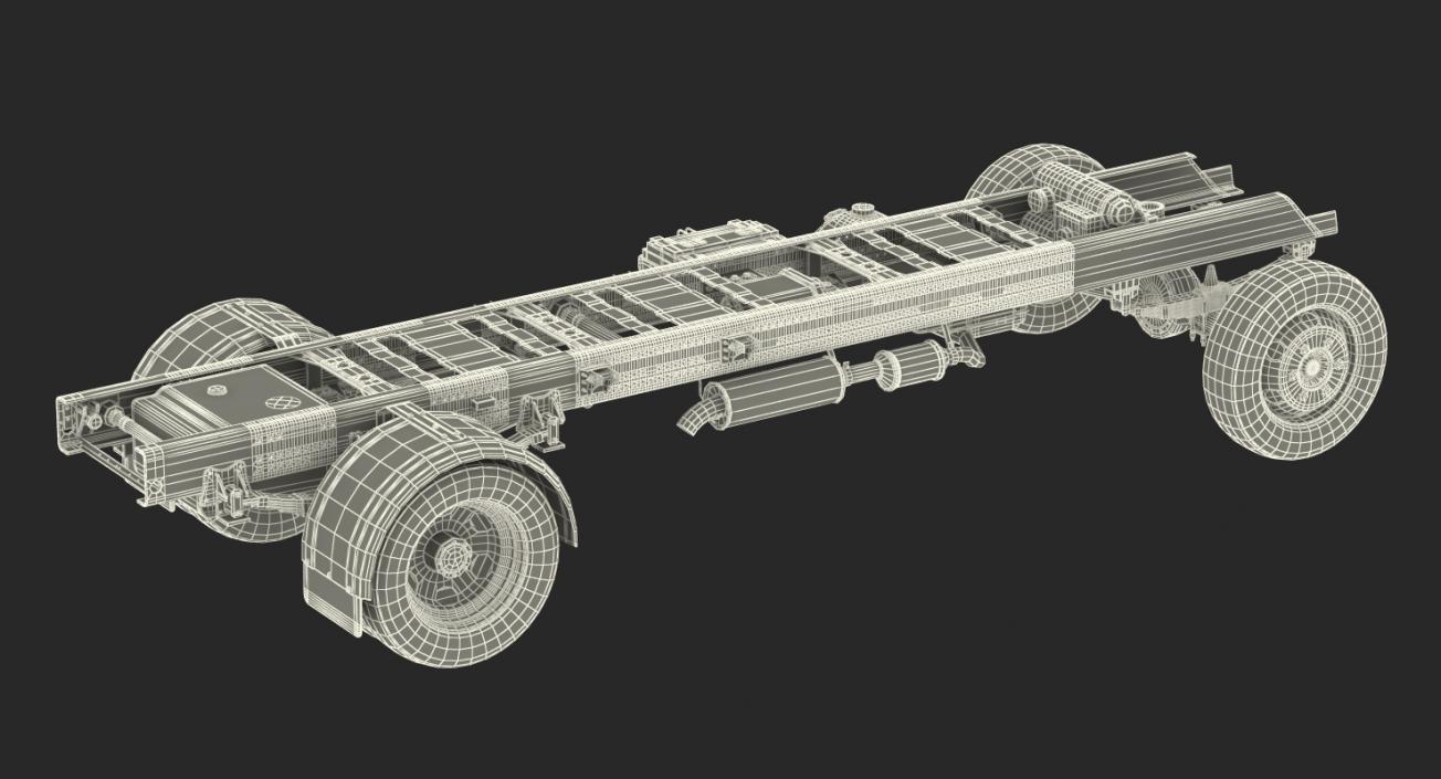 Truck Frame Chassis 3D model