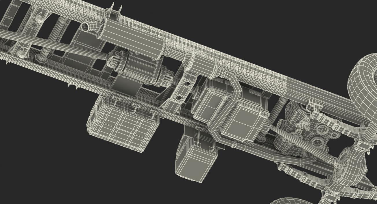 Truck Frame Chassis 3D model