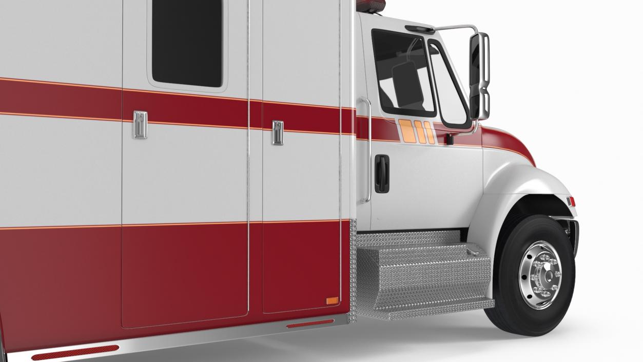 3D model Ambulance Truck