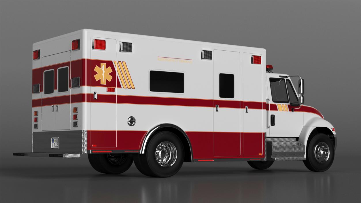 3D model Ambulance Truck