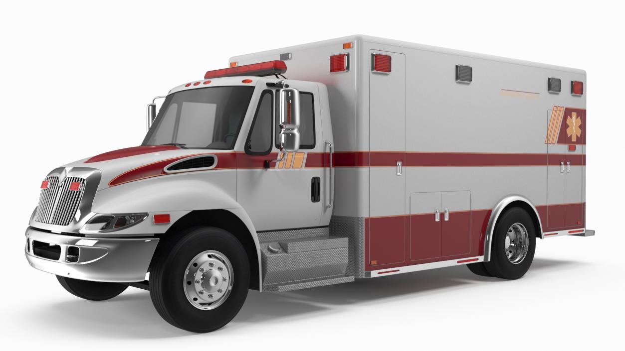 3D model Ambulance Truck