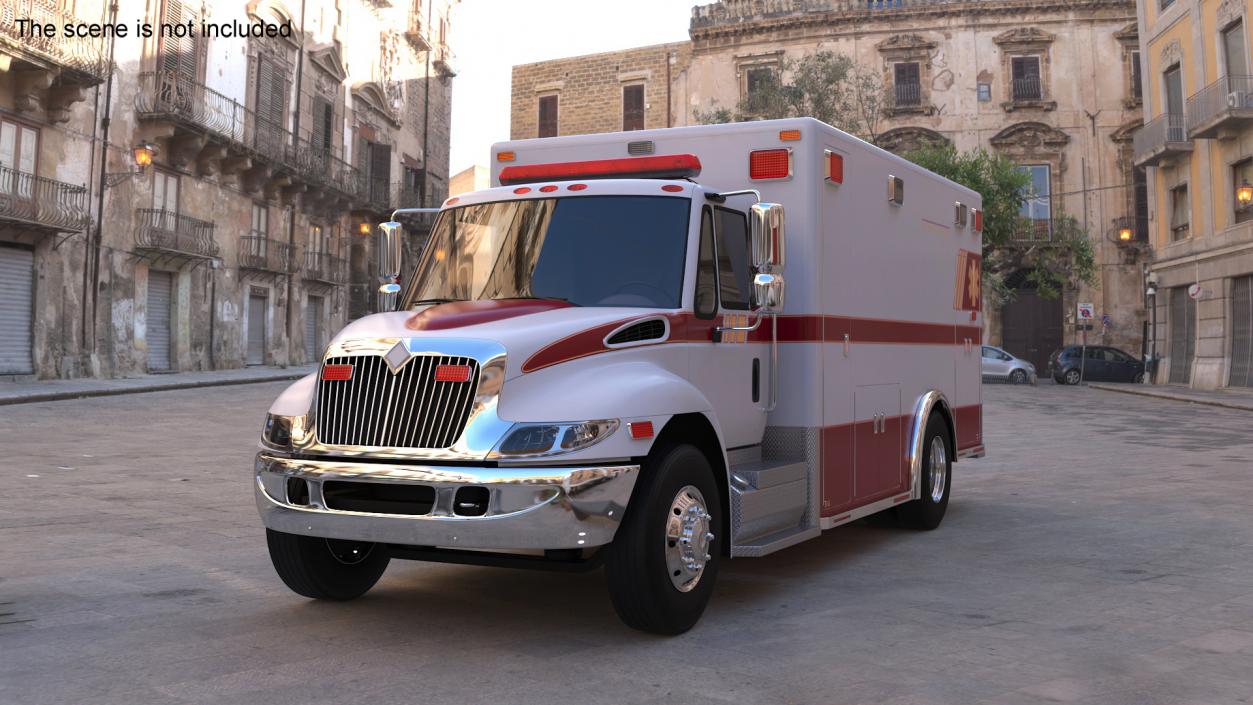 3D model Ambulance Truck