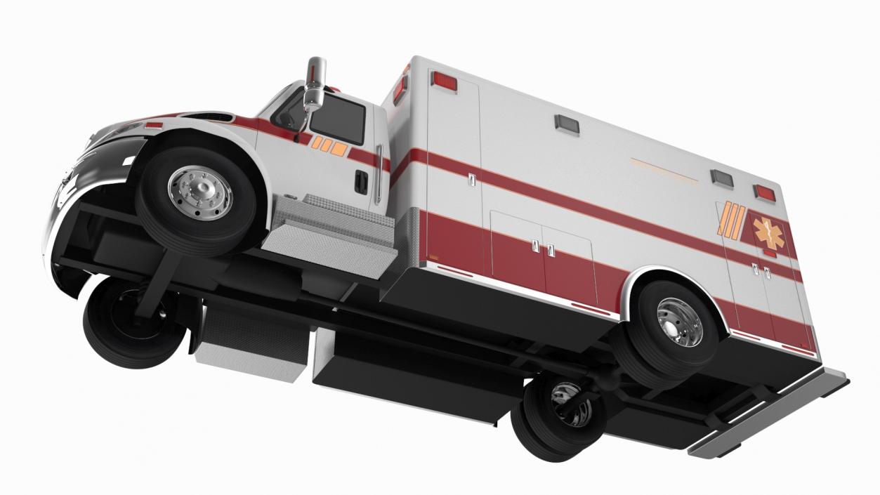 3D model Ambulance Truck