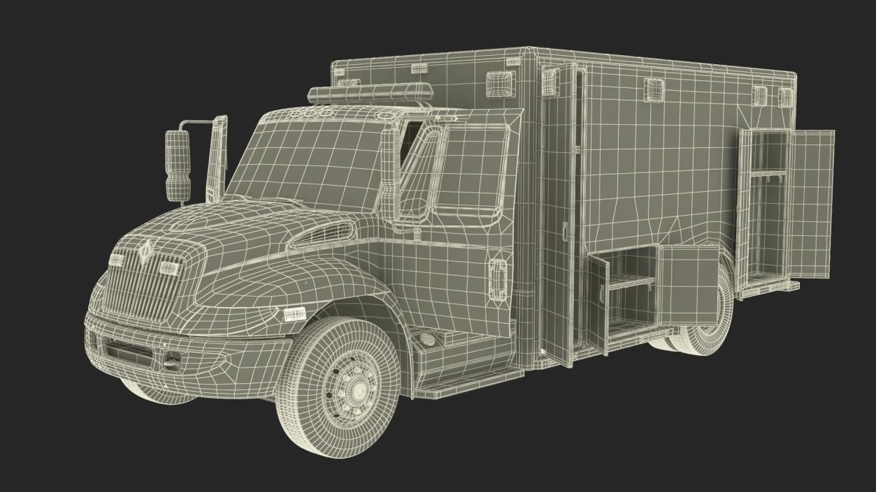 3D model Ambulance Truck