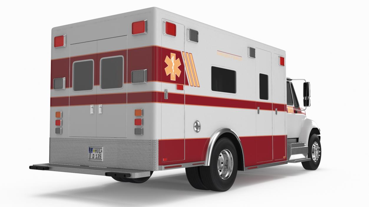 3D model Ambulance Truck