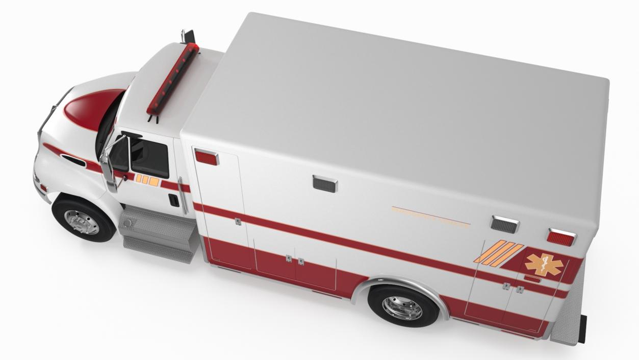 3D model Ambulance Truck