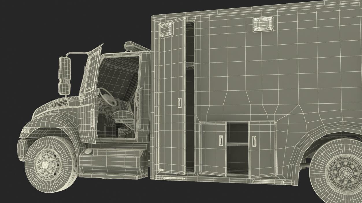 3D model Ambulance Truck