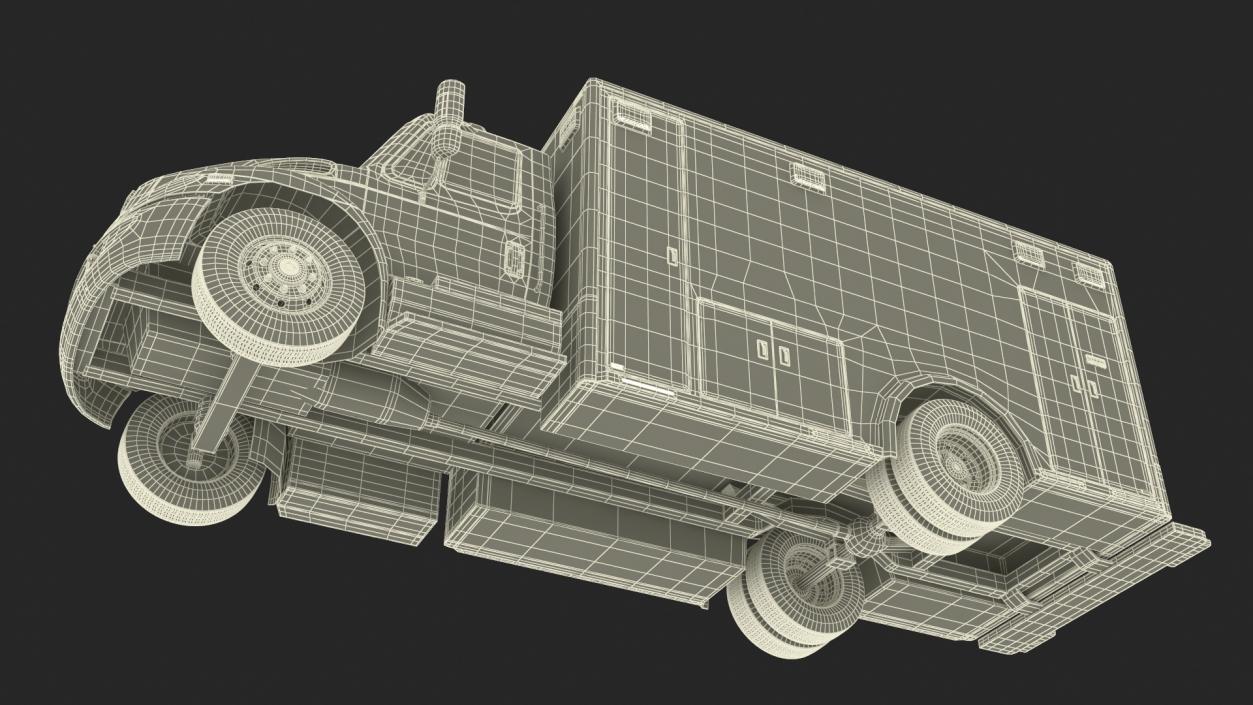 3D model Ambulance Truck