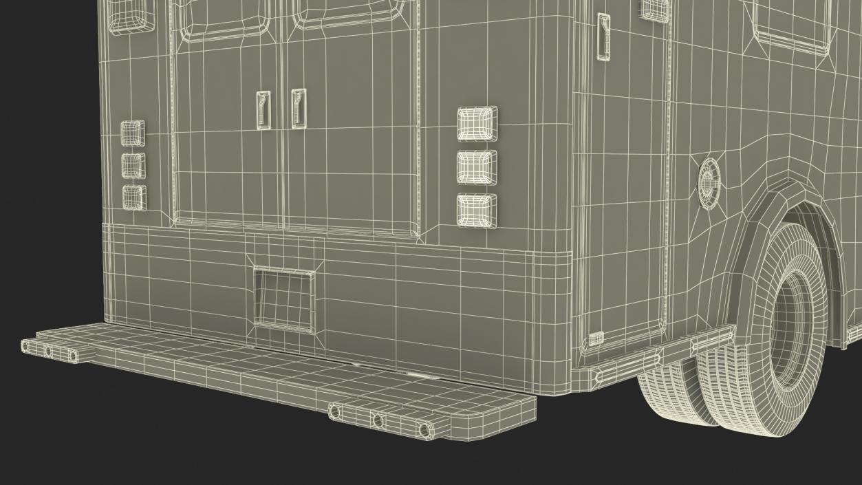 3D model Ambulance Truck