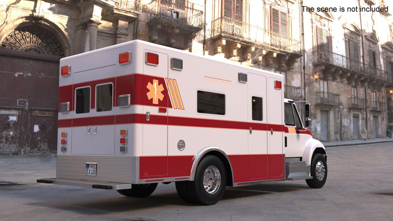 3D model Ambulance Truck