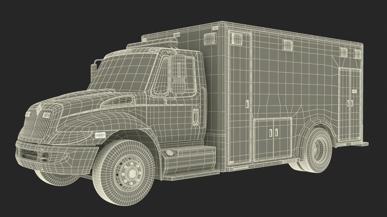 3D model Ambulance Truck