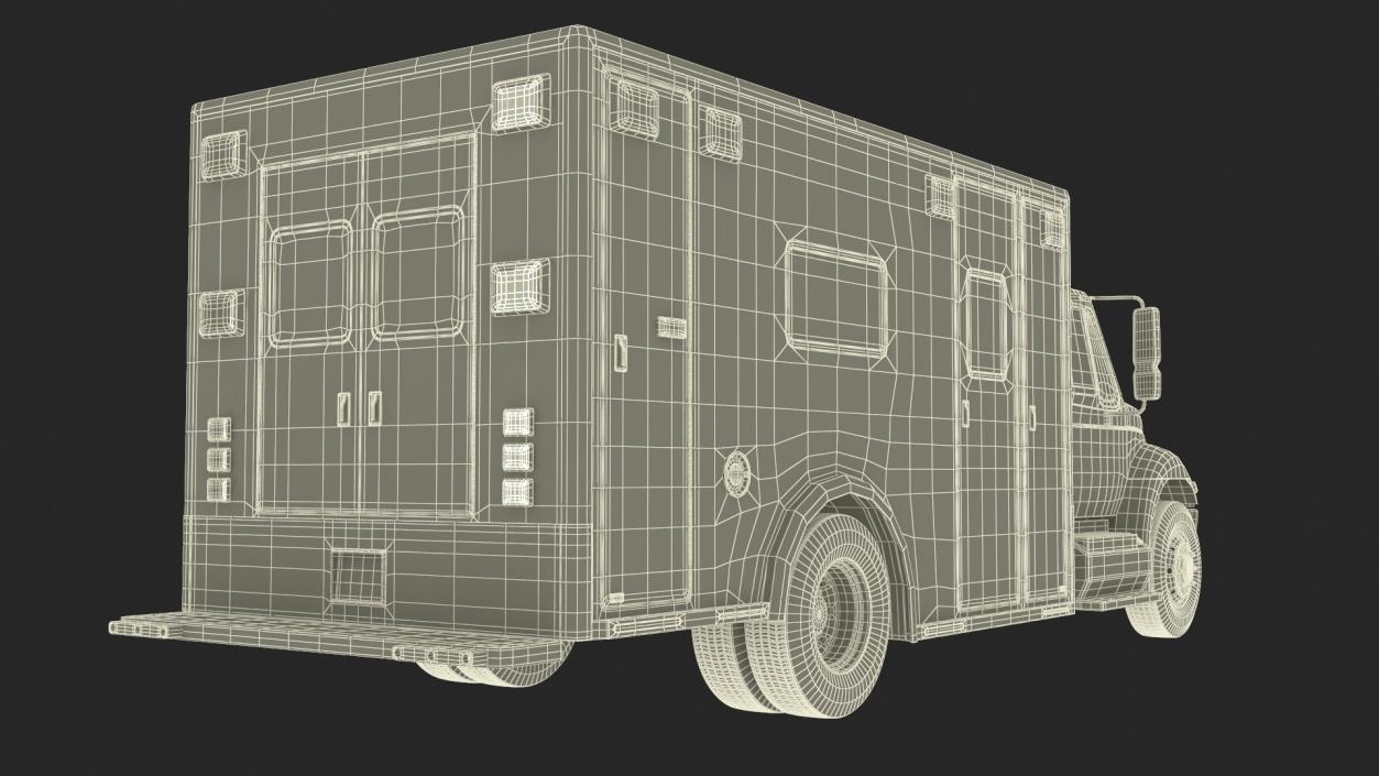 3D model Ambulance Truck