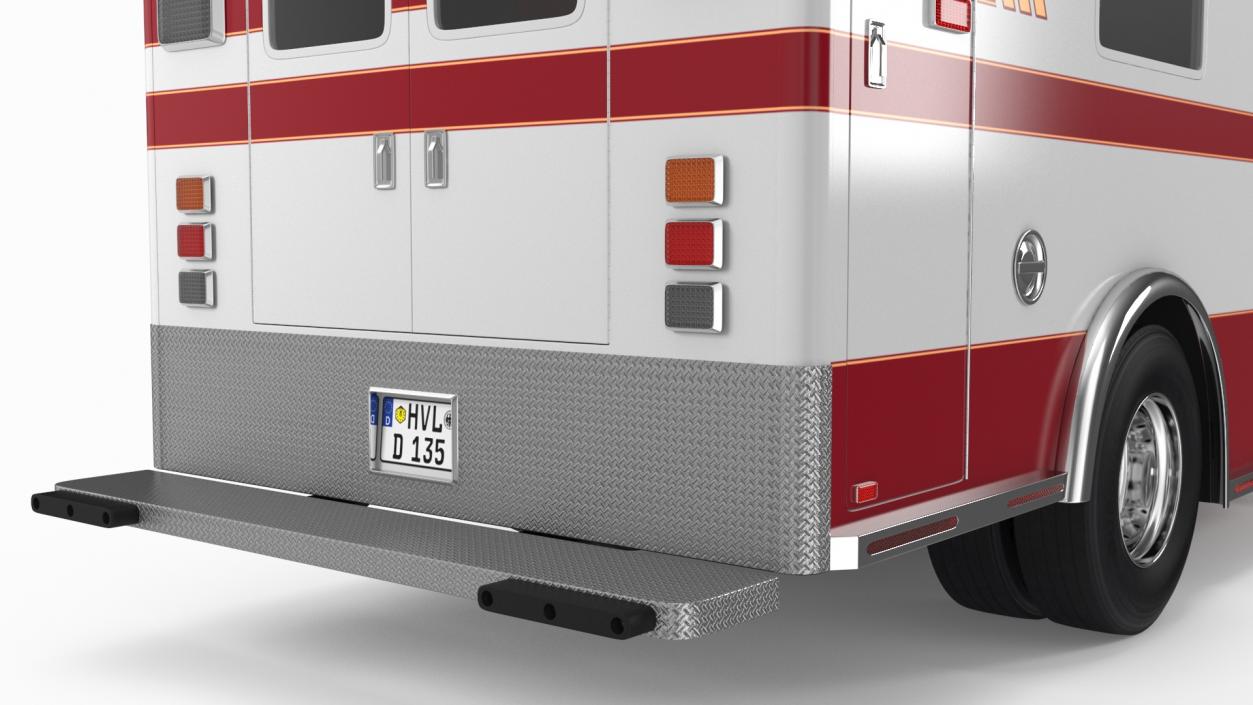 3D model Ambulance Truck