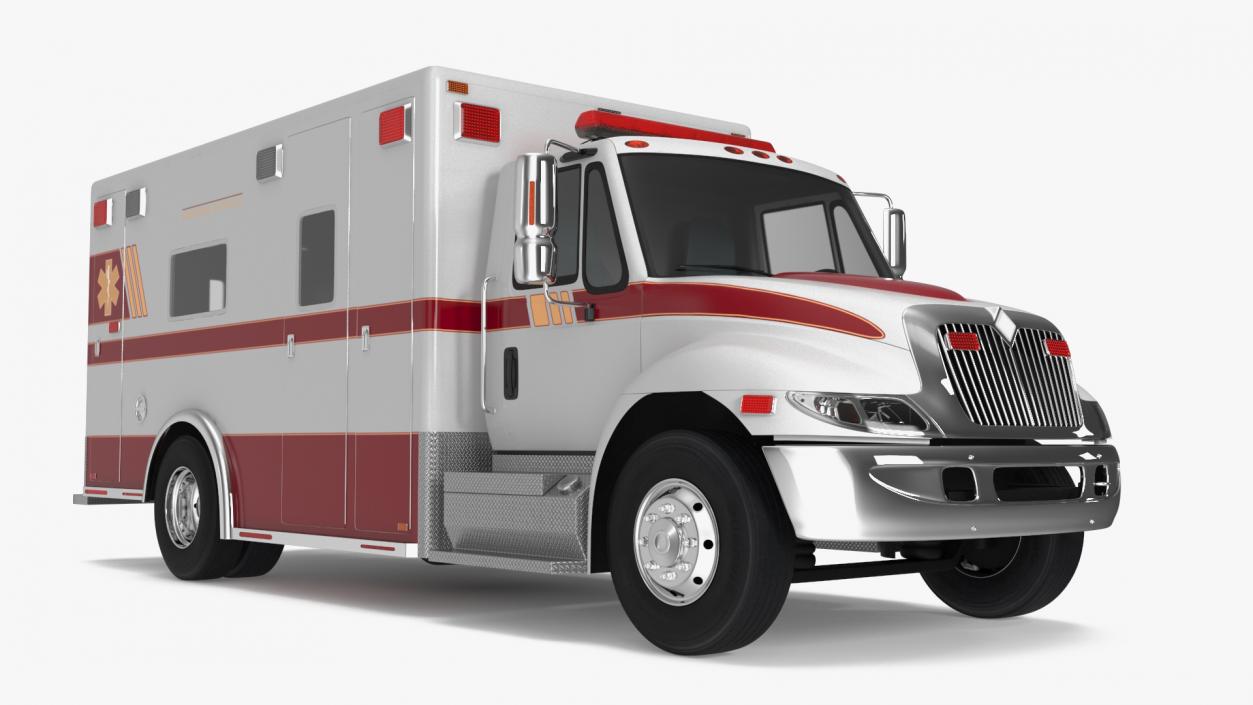 3D model Ambulance Truck