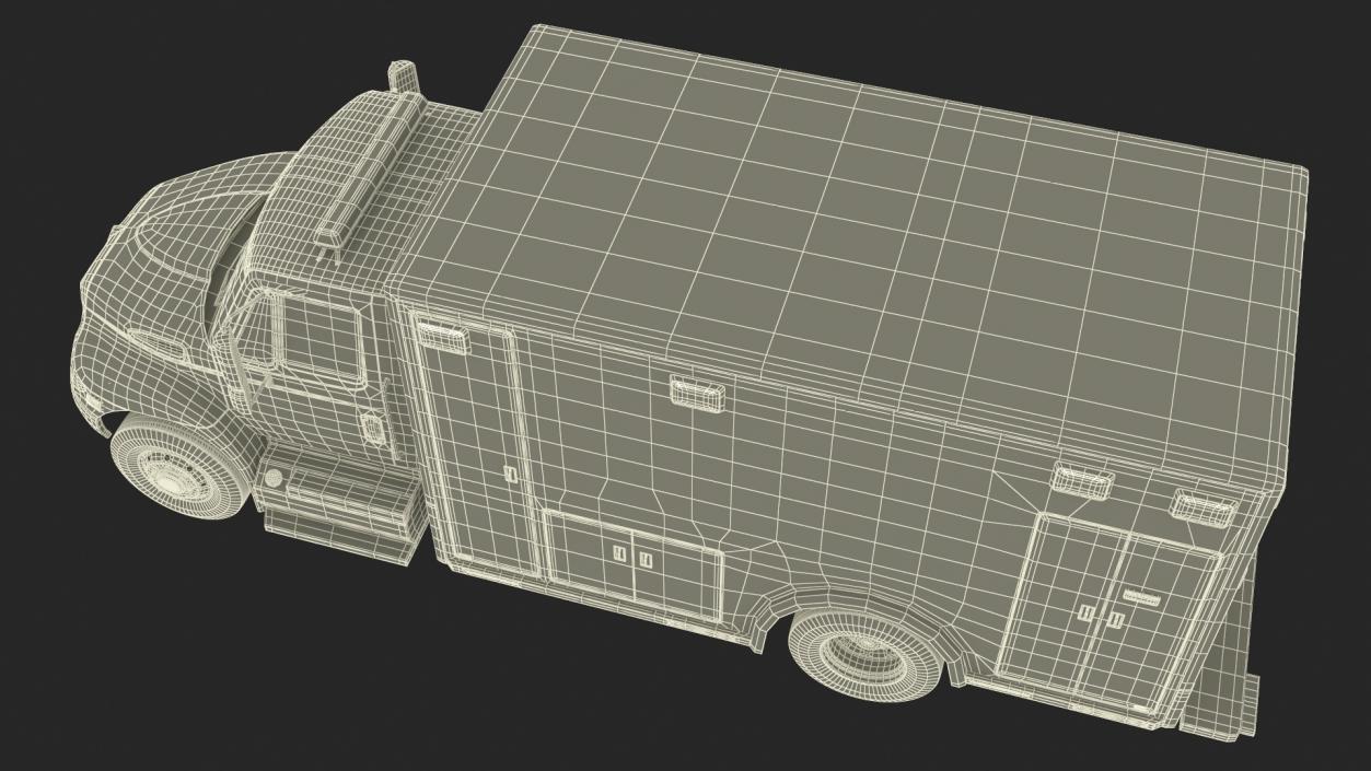 3D model Ambulance Truck