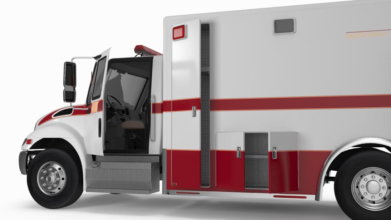 3D model Ambulance Truck