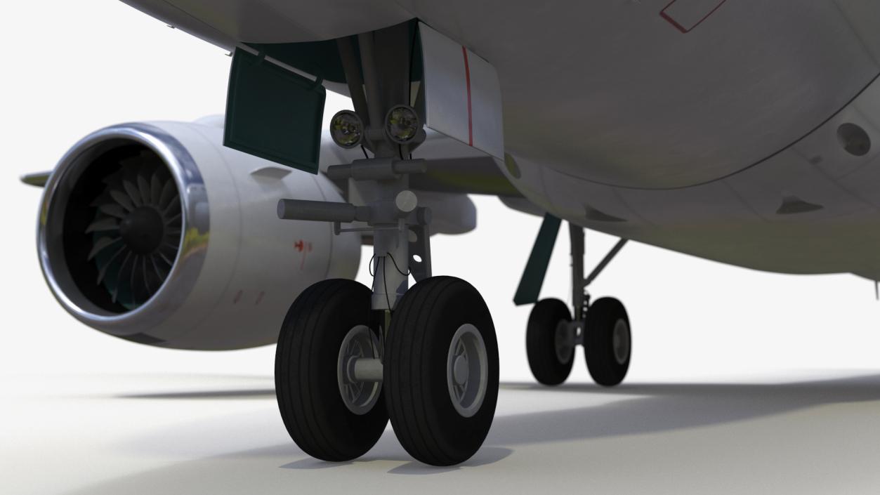 Narrow Body Airliner Rigged 2 3D model