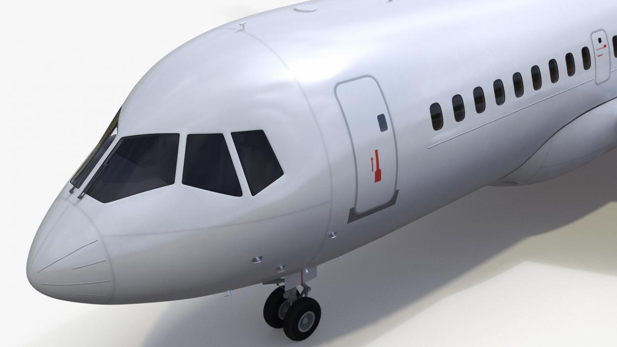 Narrow Body Airliner Rigged 2 3D model