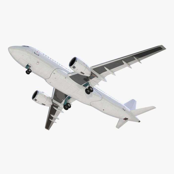 Narrow Body Airliner Rigged 2 3D model