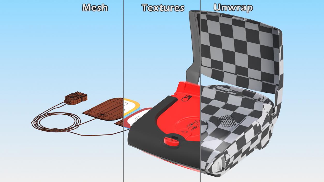 Automated External Defibrillator 3D