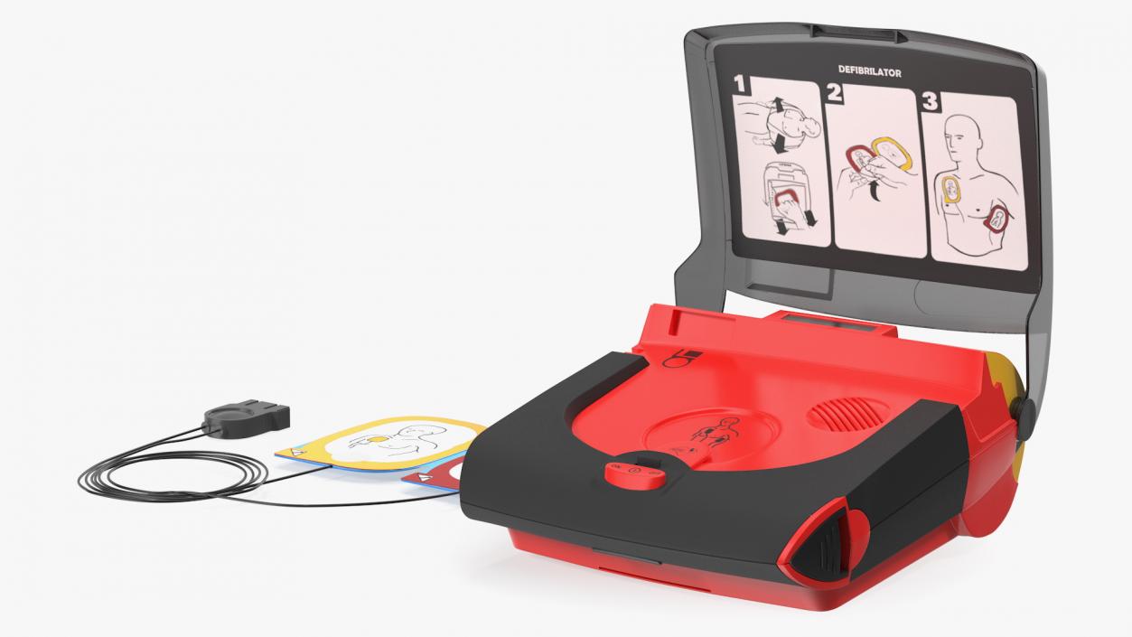 Automated External Defibrillator 3D