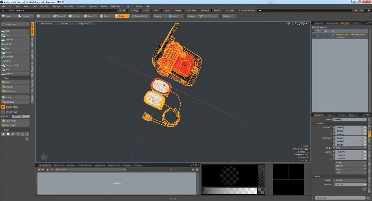 Automated External Defibrillator 3D