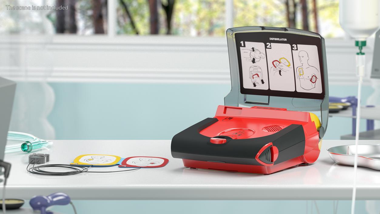 Automated External Defibrillator 3D