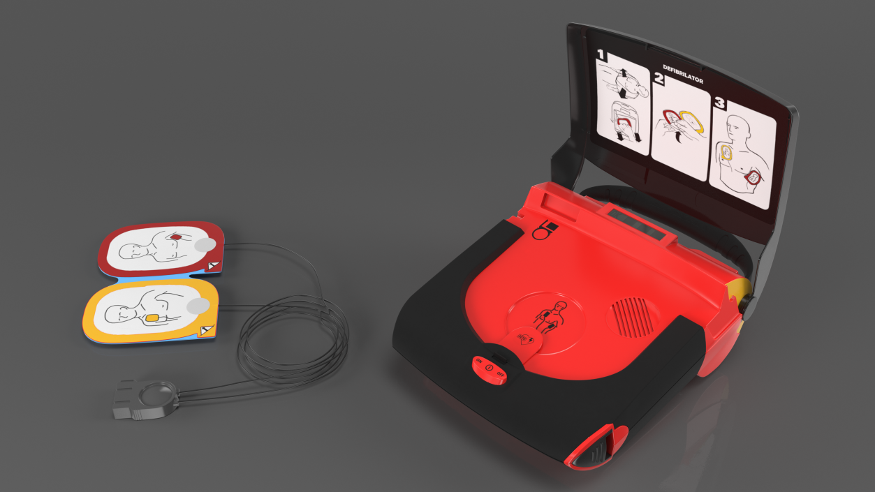 Automated External Defibrillator 3D