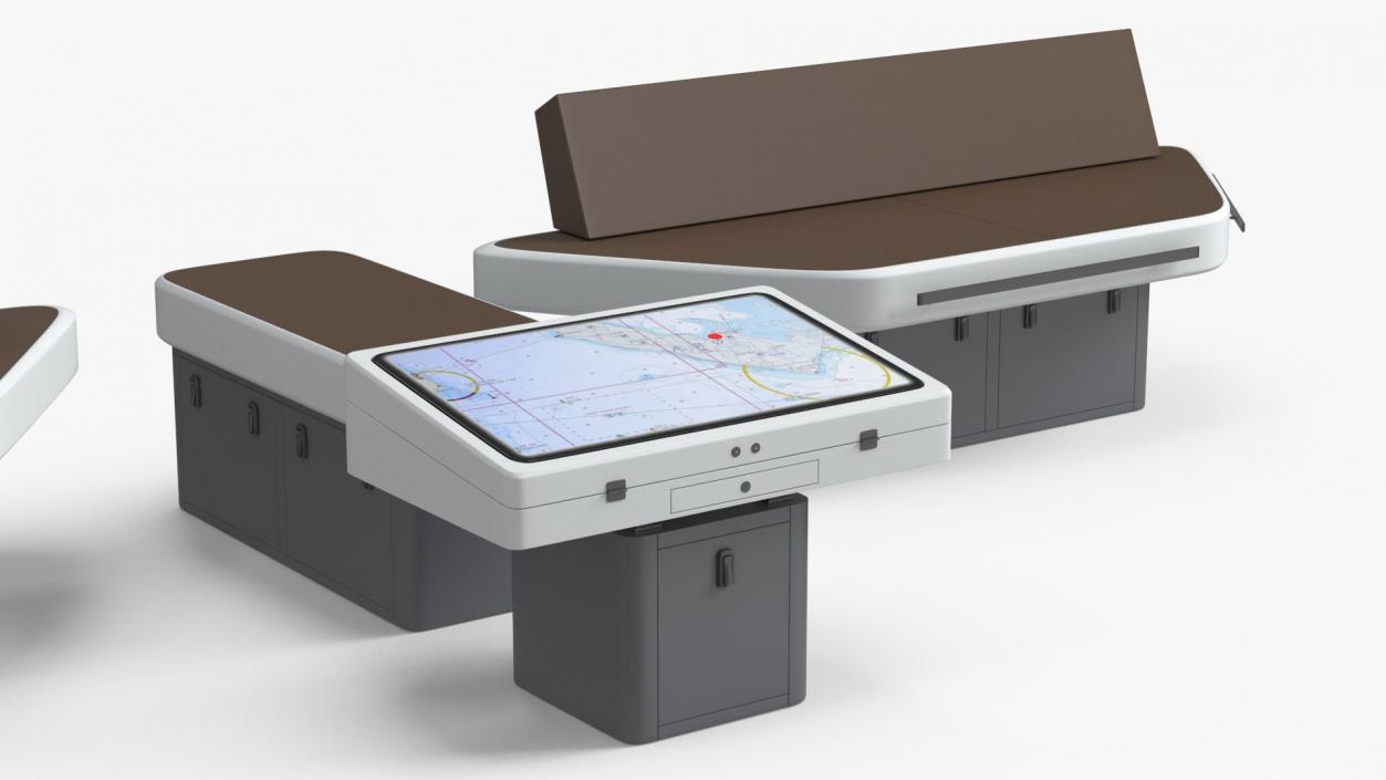 3D model Ship Bridge Tables 2