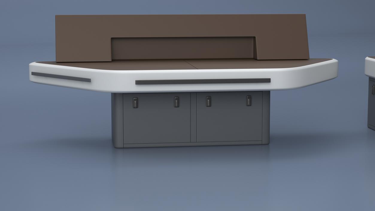 3D model Ship Bridge Tables 2