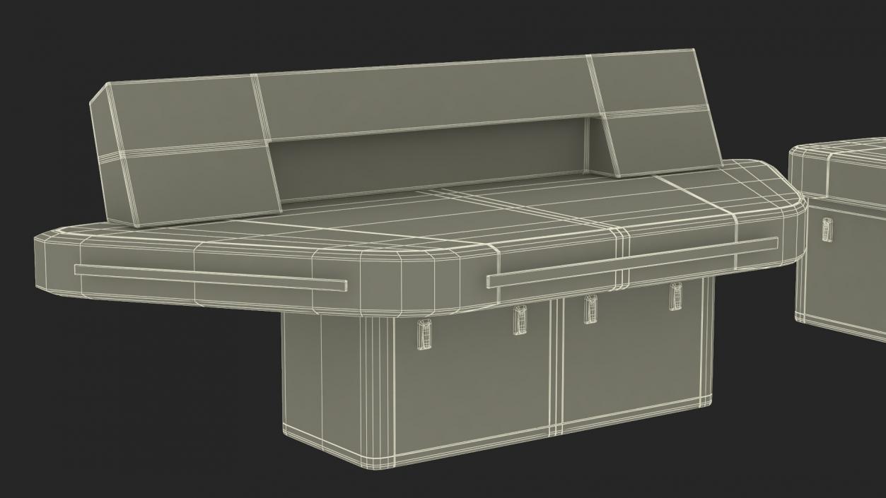 3D model Ship Bridge Tables 2