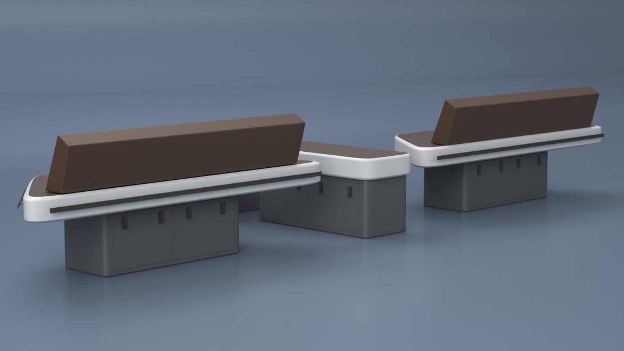 3D model Ship Bridge Tables 2