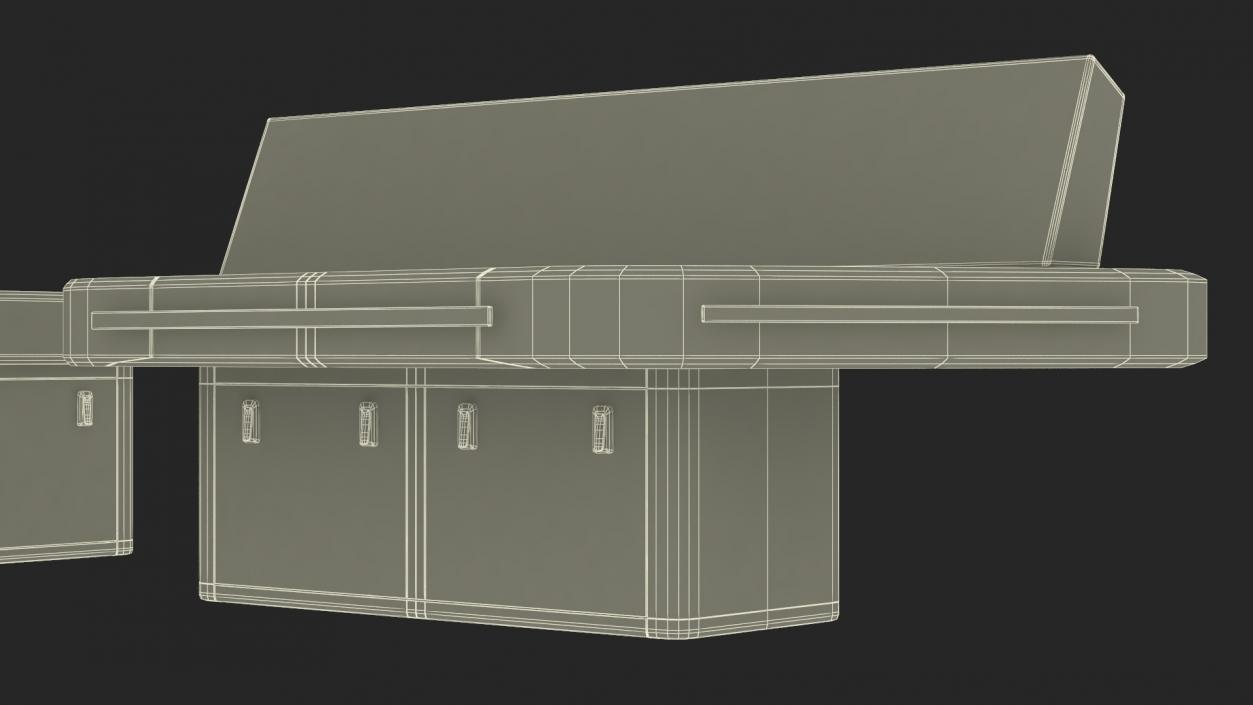 3D model Ship Bridge Tables 2