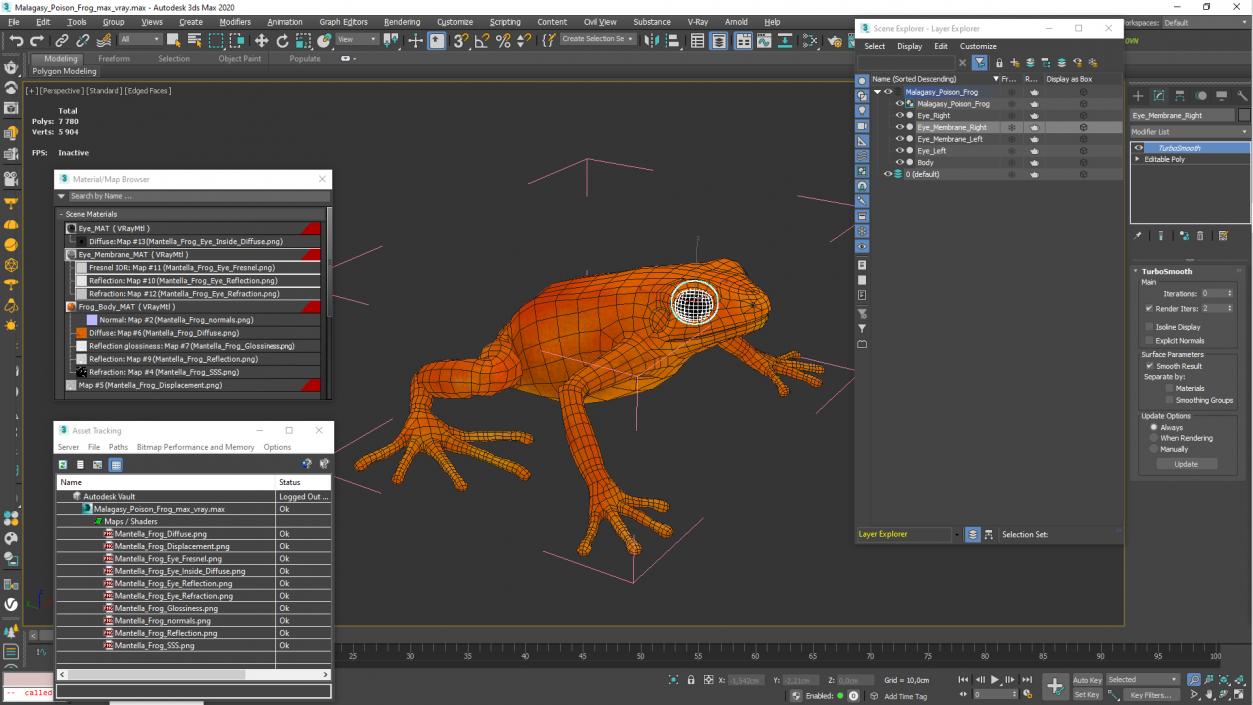 3D model Malagasy Poison Frog