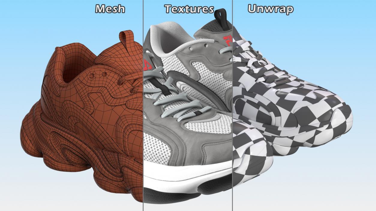 3D model Brand Sneakers Collection