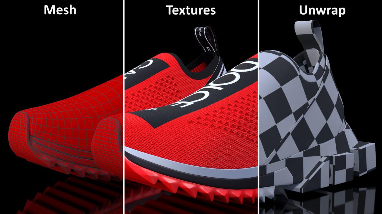 3D model Brand Sneakers Collection