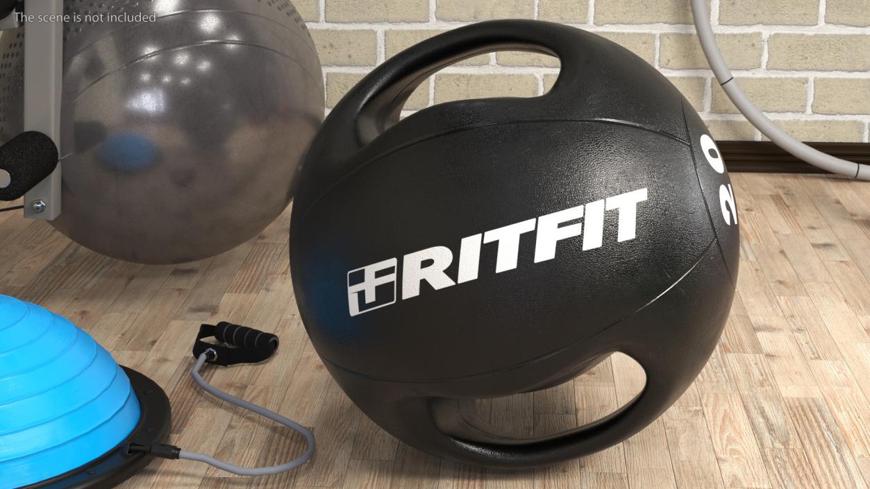 3D model Medicine Dual Grip Ball 20LB Ritfit