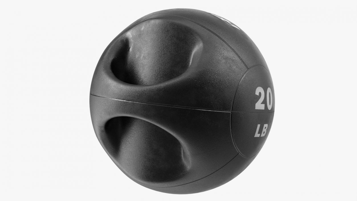 3D model Medicine Dual Grip Ball 20LB Ritfit