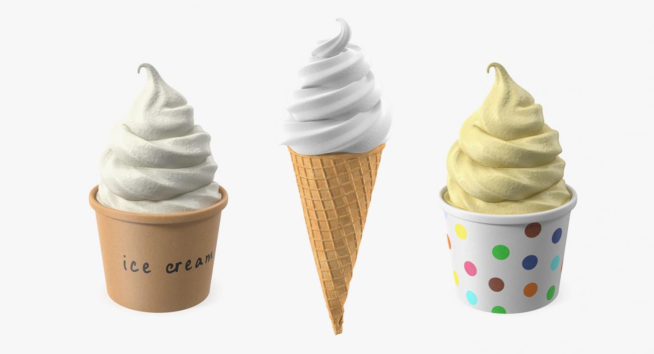 3D model Ice Cream Collection