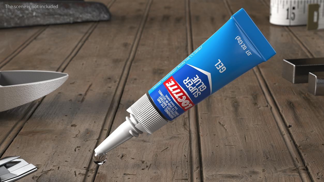 3D model Super Glue Drop