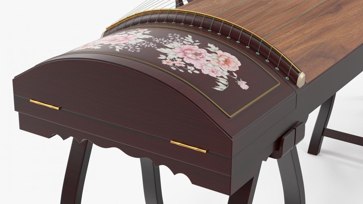 3D model Guzheng String Instrument Chinese Zither