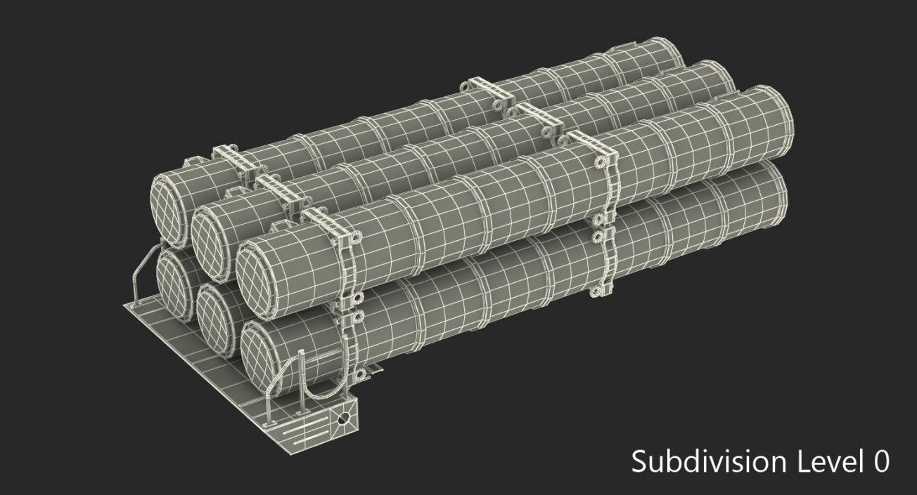 3D Air Defence System Rockets