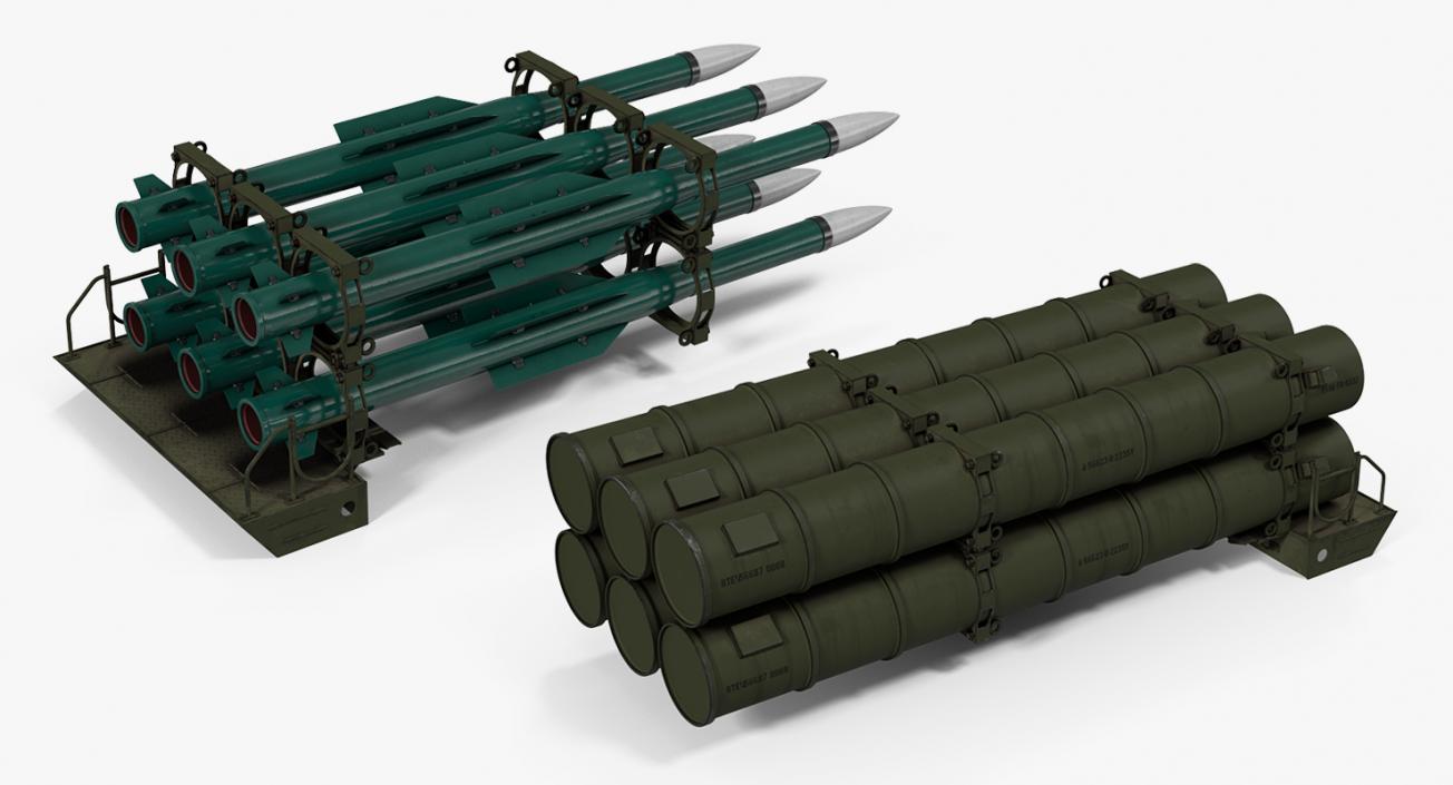 3D Air Defence System Rockets