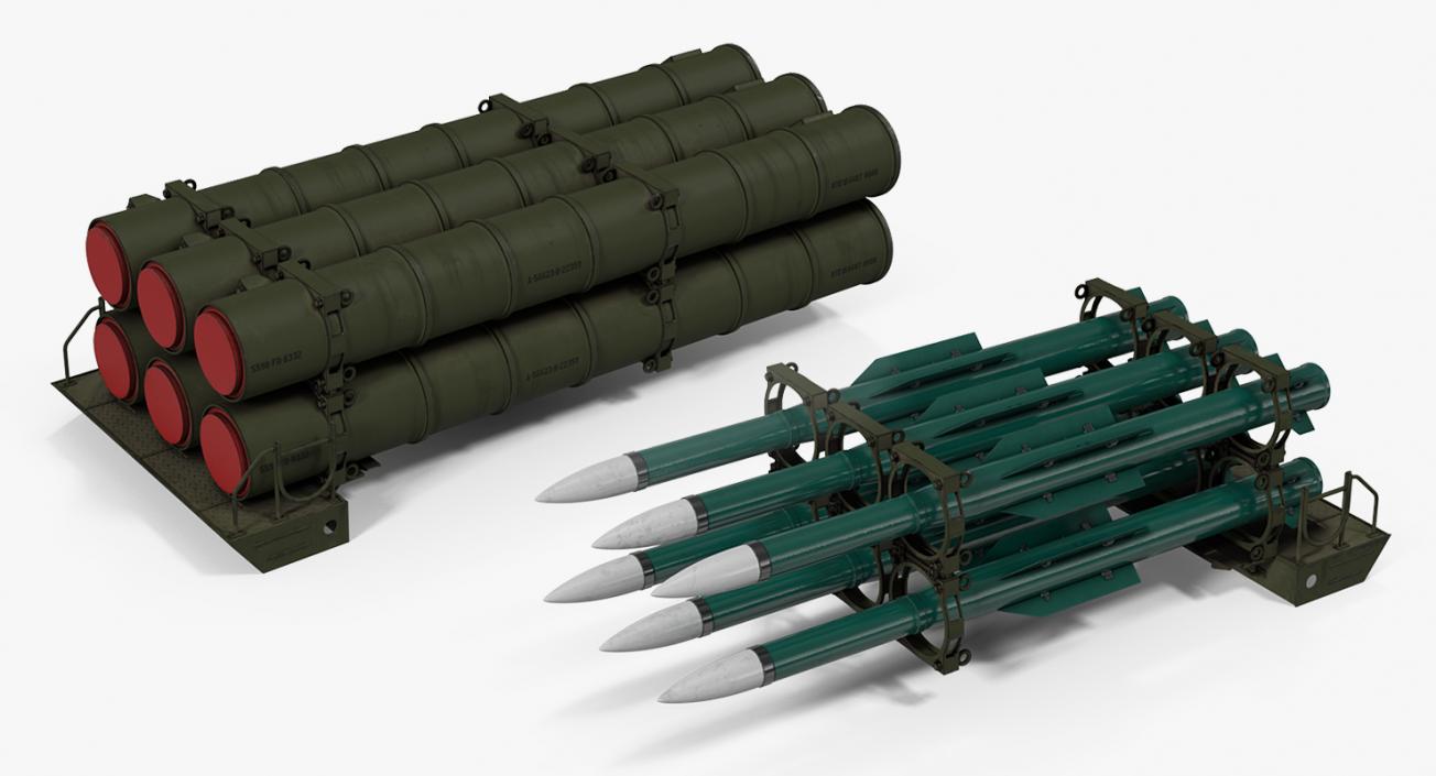 3D Air Defence System Rockets