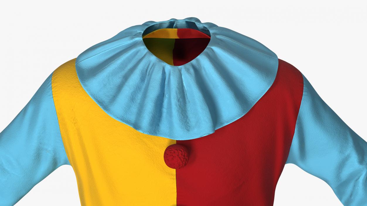 Mens Clown Suit Rigged 3D